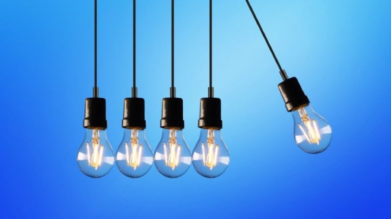 five light bulbs