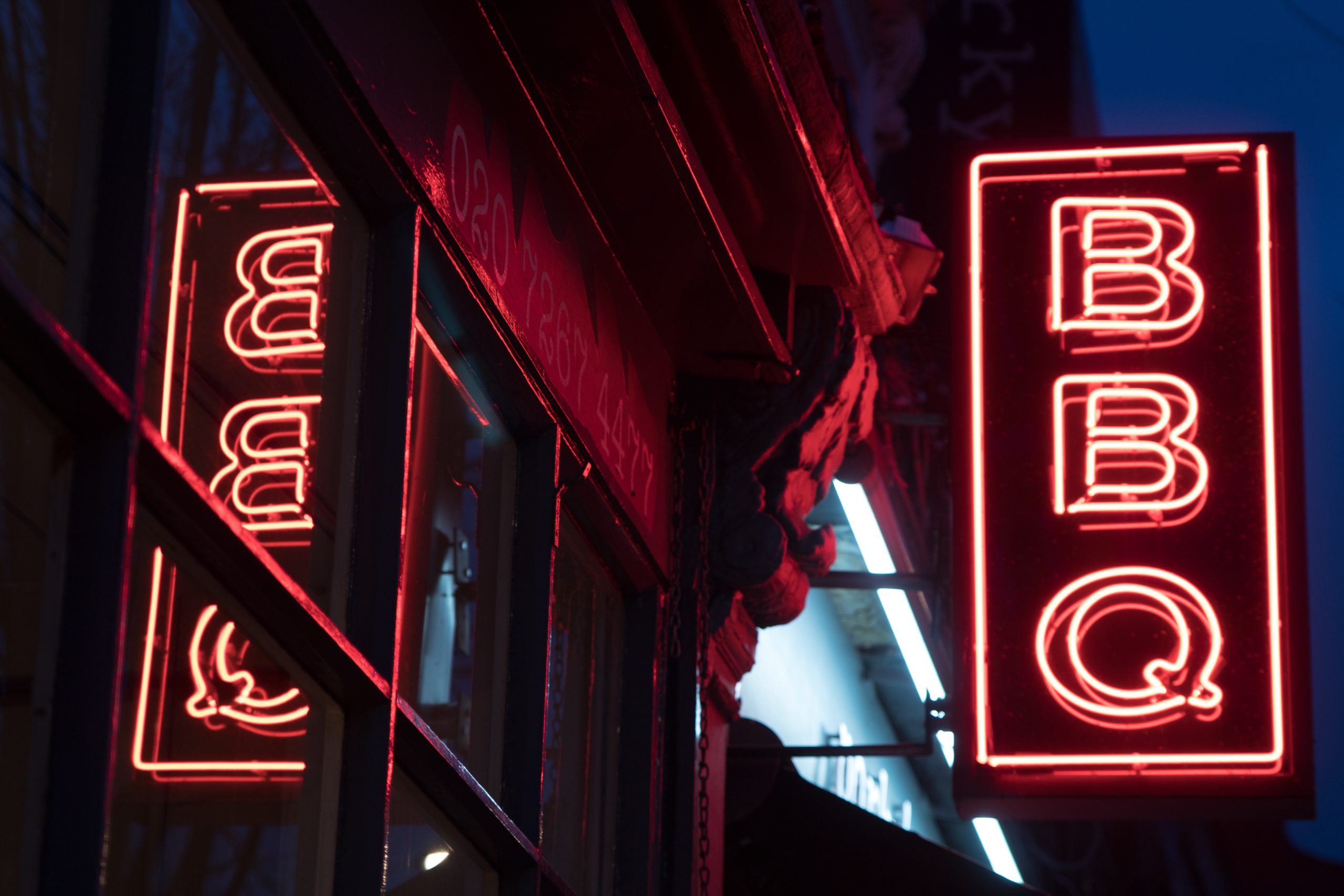 BBQ sign neon